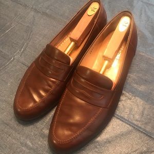 Salvatore ferragamo penny loafers.